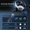Wireless gaming headset RGB light for PS4 PC laptop