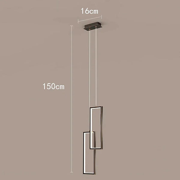 Nordic stair chandelier - LED pendant lights for home decor