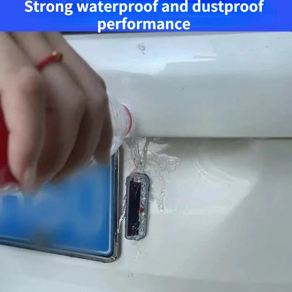 Solar LED car collision warning light, vibration sensor