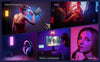 RGB LED video light - rechargeable, adjustable color temperature