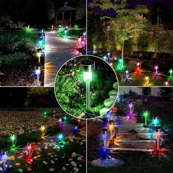 Solar garden lights: Impermeabili, illuminazione LED per percorsi paesaggistici