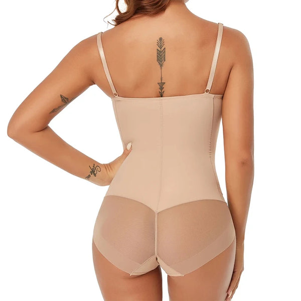 Firm-control underwire bodysuit shaper – Waist trainer & butt lifter