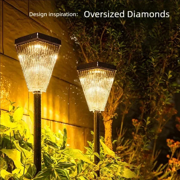Solar garden lights: waterproof, landscape-friendly