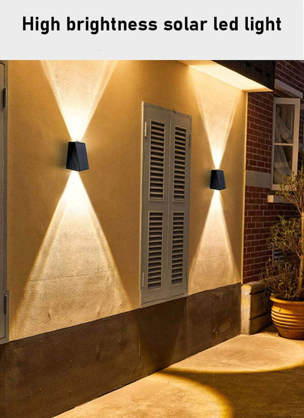 Solar LED lights: waterproof, outdoor garden decor lamp