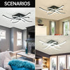LED ceiling light 28W - curved panel for stylish living