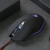 RGB wired gaming mouse - black matte, superior grip