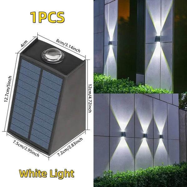 Solar LED lights: waterproof, outdoor garden decor lamp