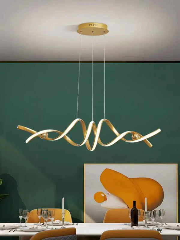 LED pendant light - moderno, lampadario a sospensione lungo