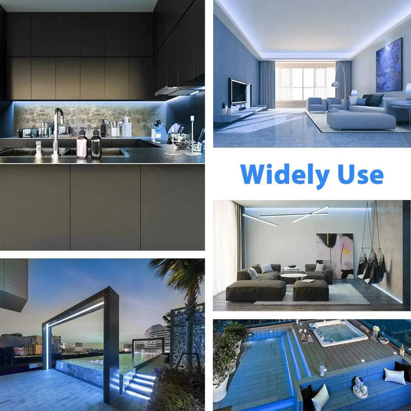 RGB LED strip lights: impermeabili, dimmerabili, 108Leds/M