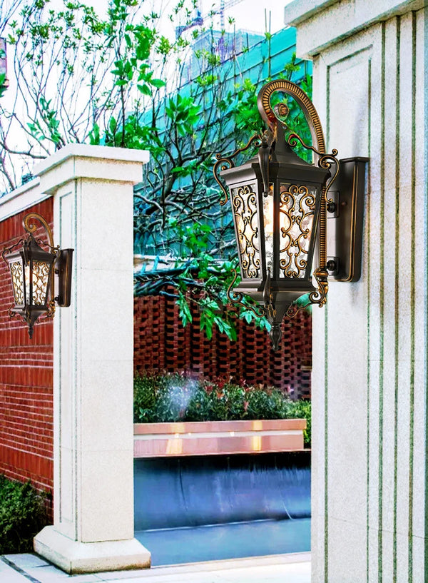 Waterproof outdoor wall light, super bright for garden and balcony