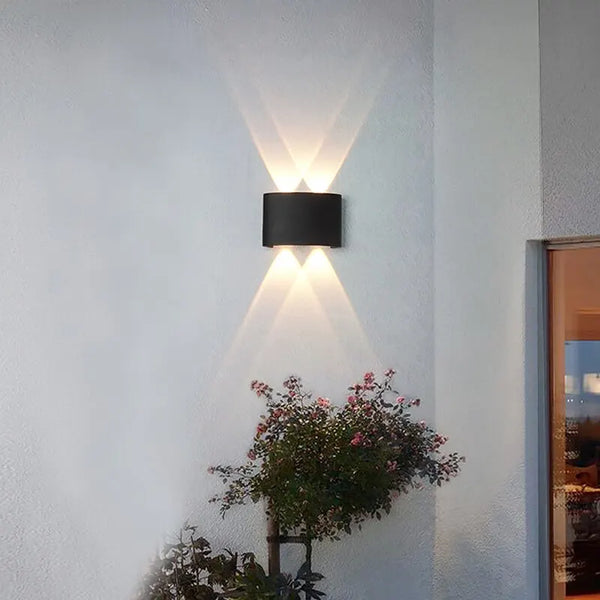 Waterproof LED wall light - IP65 indoor/outdoor garden lighting