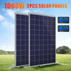 500 W/1000 W Kit Solare Completo 12 V Policristallino – Portatile, Soluzione di Alimentazione Ricaricabile