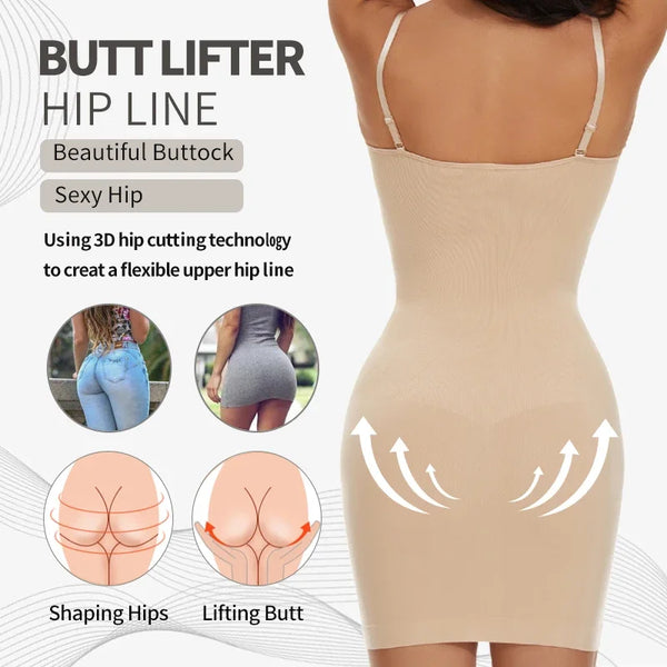 Seamless full-slip shapewear – Medium control tummy sculptor & cooling comfort