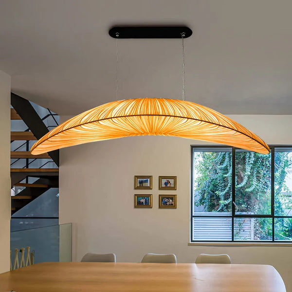 Sailboat pendant light: LED, marine fabric chandelier