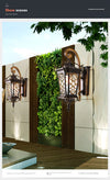 Waterproof outdoor wall light, super bright for garden and balcony