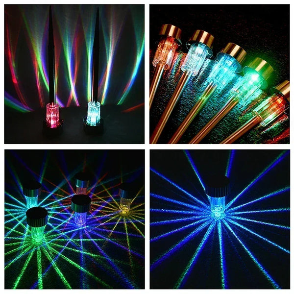 Solar garden lights: Impermeabili, illuminazione LED per percorsi paesaggistici