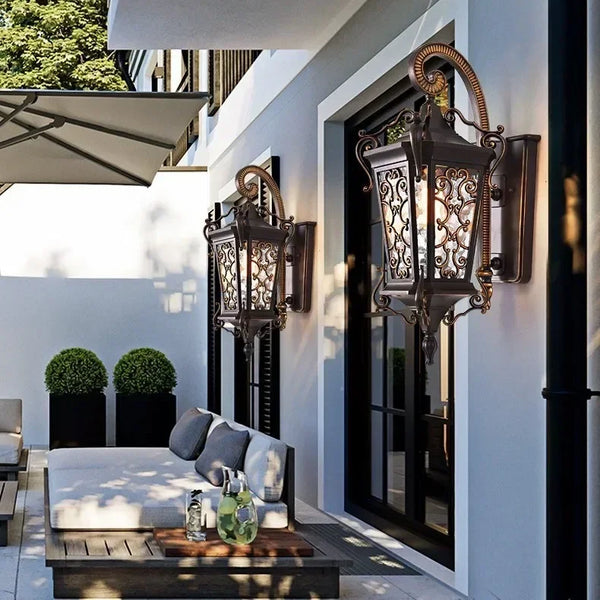 Waterproof outdoor wall light, super bright for garden and balcony