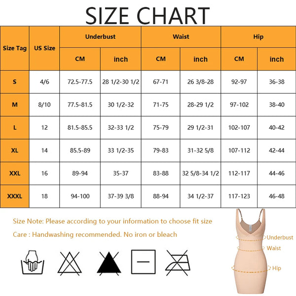 Women’s full slip shapewear bodysuit – Firm control tummy & waist trainer