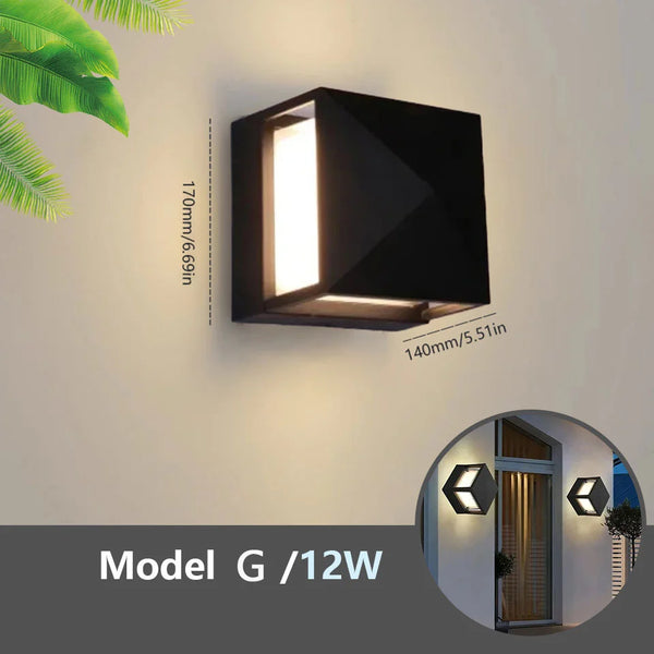 Outdoor LED light - waterproof, motion sensor, wall mountable