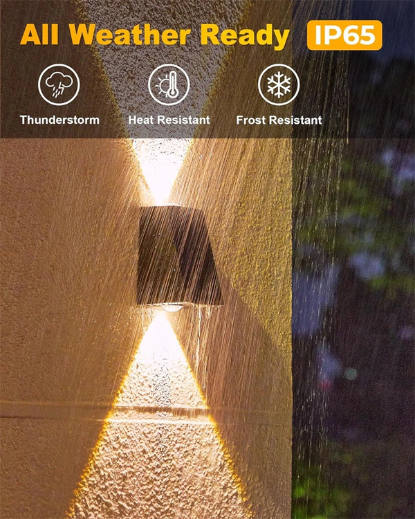 Solar LED lights: waterproof, outdoor garden decor lamp