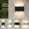 LED wall light - modern indoor/outdoor, up/down, 2W-10W