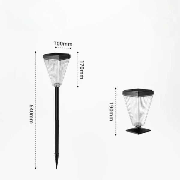 Solar garden lights: waterproof, landscape-friendly