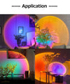 Sunset projector lamp - USB LED for bedroom decor