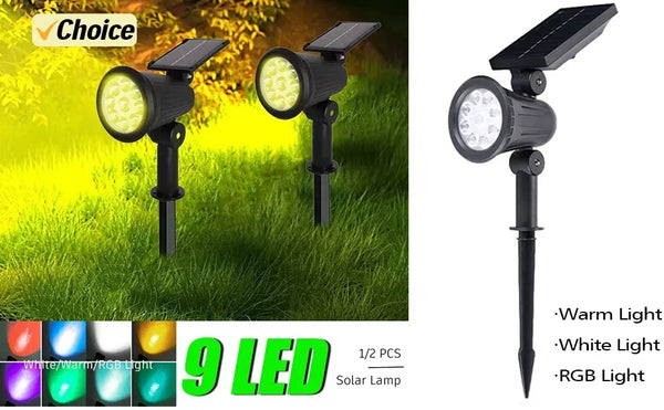 Solar garden lights: Impermeabili, illuminazione LED per percorsi paesaggistici