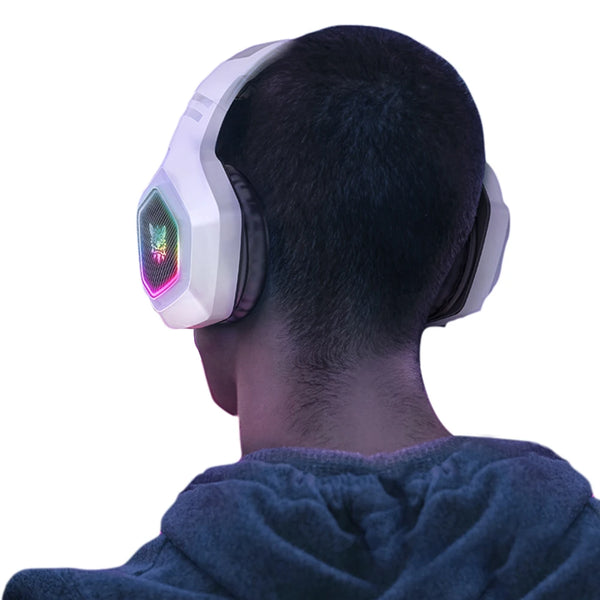 Wireless gaming headset RGB light for PS4 PC laptop