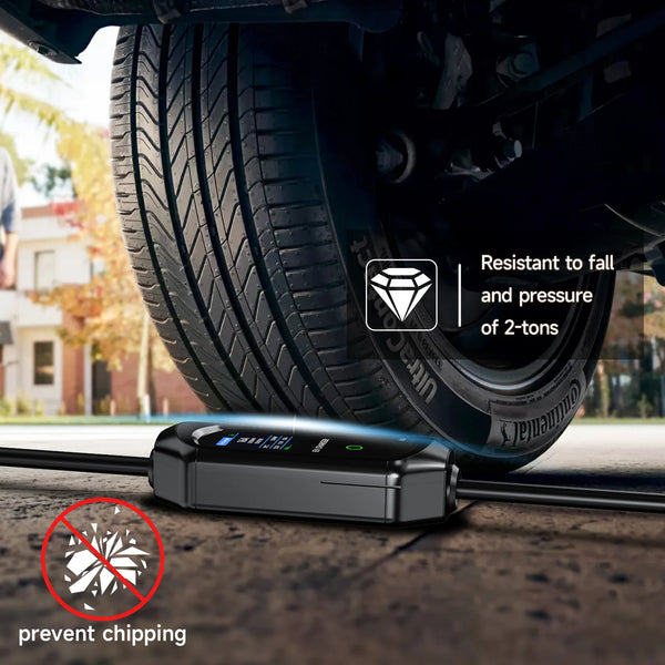 AFEEV 7 kW Smart Portable EV Charger – 32 A Adjustable, Type 2/Type 1/GBT, IP65