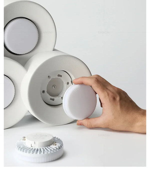 Luminaire de plafond LED - Métal, moderne pour chambre/salon