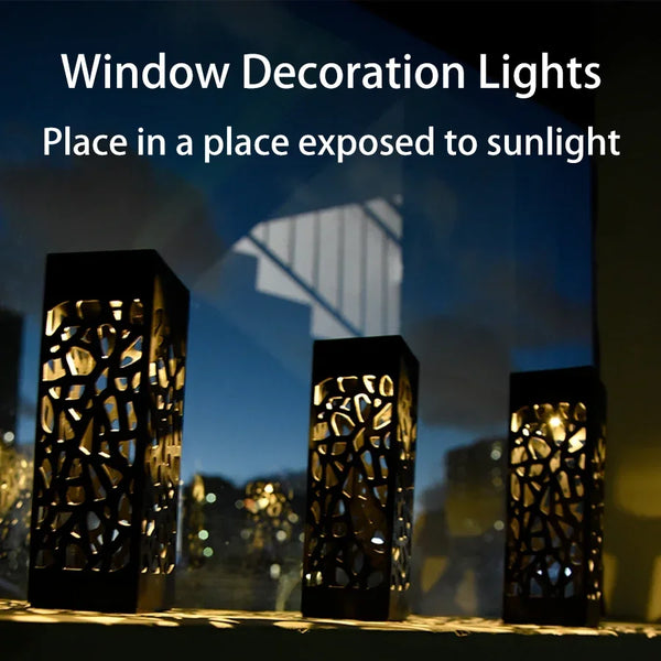 Solar garden light: waterproof, super bright LED pathway lamp