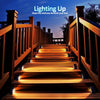 Luci a gradino solari da esterno: calde, RGB, impermeabili IP67