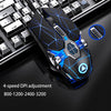 Gaming mouse wired - silent, ergonomic, RGB LED backlit, 3200dpi