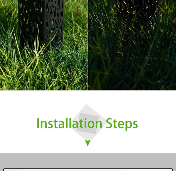 Solar garden light: waterproof, super bright LED pathway lamp