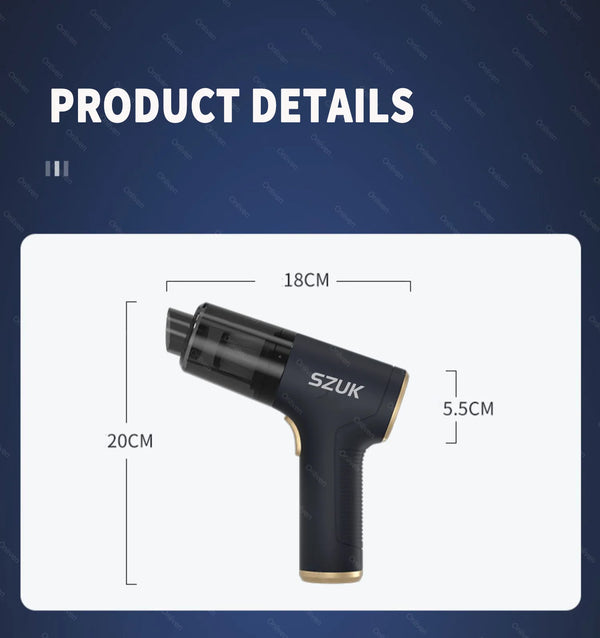SZUK 98,000 Pa Handheld Car Vacuum Cleaner – Wireless, Ultra-Powerful & Portable