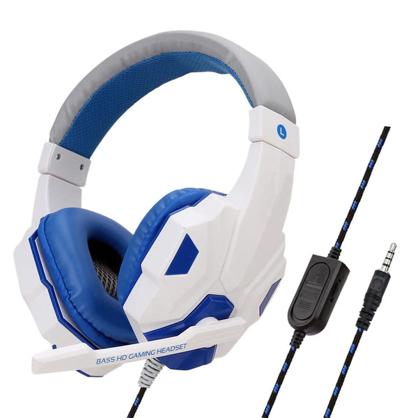 Auriculares para juegos para PS4/PS5/Xbox/PC - cancelación de ruido, 120° ajustables