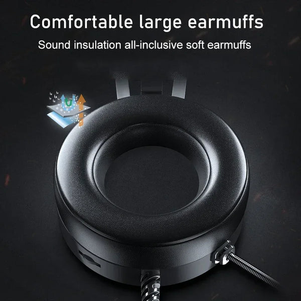 Gaming headset RGB met HD-microfoon voor Xbox, PS5, PC