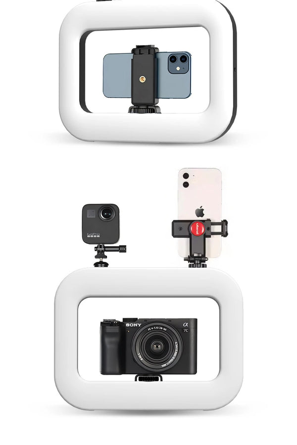 RGB oplaadbare selfie ringlamp voor mobiele fotografie