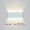 LED wall light - modern indoor/outdoor, up/down, 2W-10W