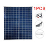 500 W/1000 W Kit Solare Completo 12 V Policristallino – Portatile, Soluzione di Alimentazione Ricaricabile