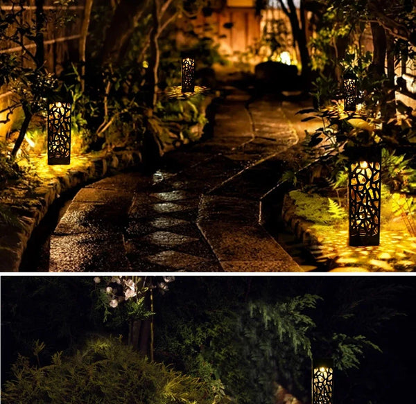 Solar garden light: waterproof, super bright LED pathway lamp