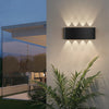 LED wall light - modern indoor/outdoor, up/down, 2W-10W