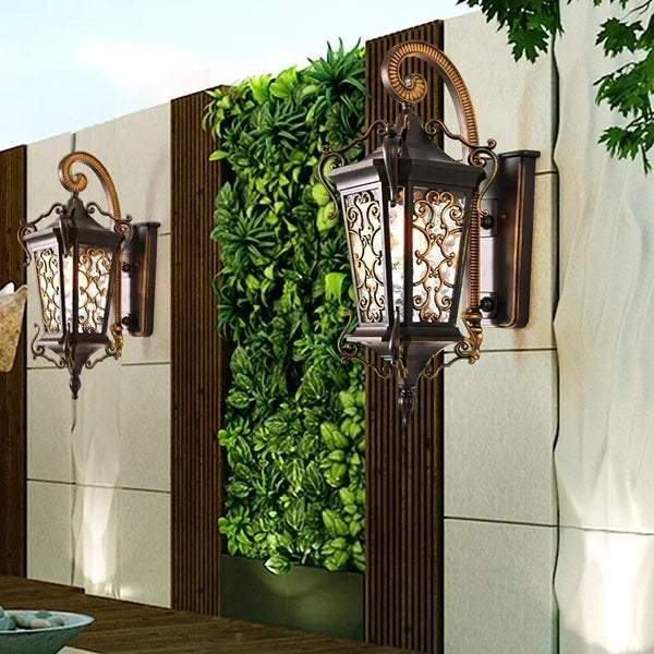 Waterproof outdoor wall light, super bright for garden and balcony