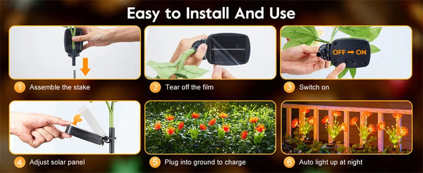 Lampes de jardin LED solaires : étanches, lampes décoratives pour aménagement paysager