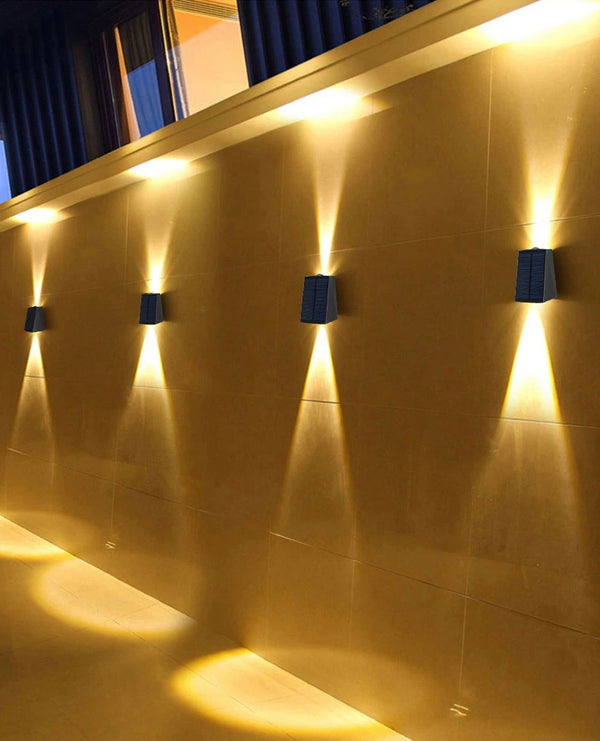 Solar LED lights: waterproof, outdoor garden decor lamp