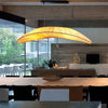Sailboat pendant light: LED, marine fabric chandelier