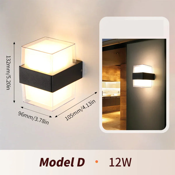 Outdoor LED light - waterproof, motion sensor, wall mountable