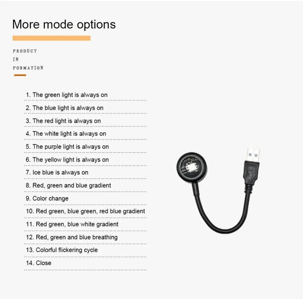 Sunset lamp RGB LED - parfaite pour les fêtes et la photographie