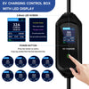 AFEEV 7 kW Smart Portable EV Charger – 32 A Adjustable, Type 2/Type 1/GBT, IP65